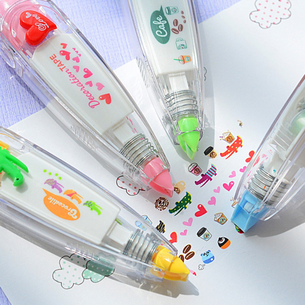 Correction Tape Roller - Sevimli Kawaii Dekoratif Düzeltme Bandı 6mm