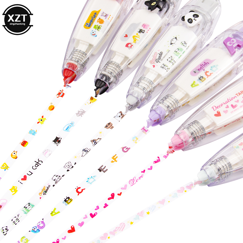 Correction Tape Roller - Çocuklar Kawaii hayvanlar basın tipi karikatür