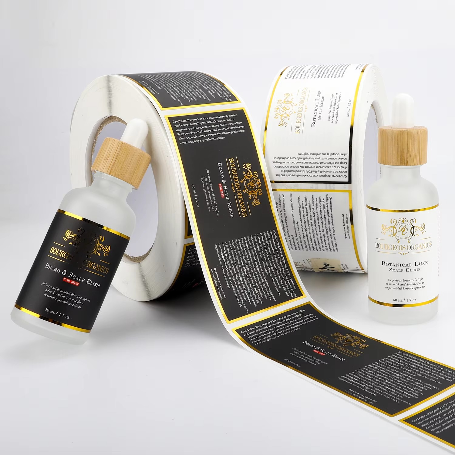 Sticker Label Roll - Özel Su Geçirmez | Beyaz Vinil