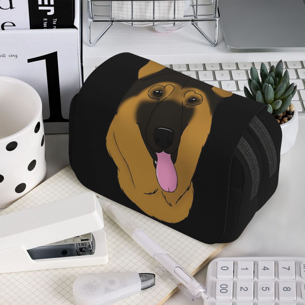 Tan Stationery & Office Supply - Alman Çoban Köpeği - Siyah ve