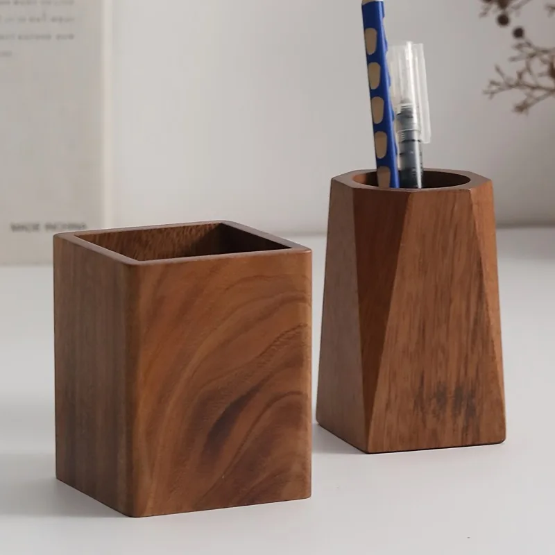 Ahşap Kalemlik, Retro Masaüstü - Stationery Office Supply Store incelemesi ve fiyatı