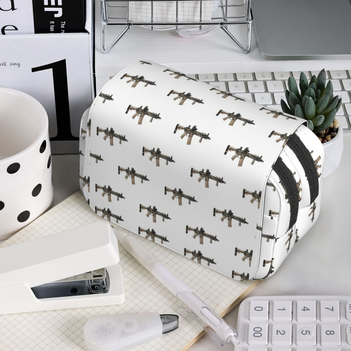 AR-15 Kamuflaj Desenli Silah F - Tan Stationery & Office Supply incelemesi ve fiyatı