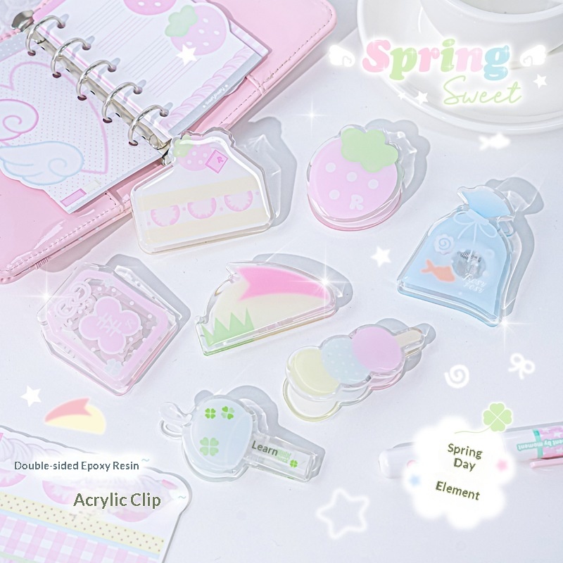 RosyPosy Şeffaf Akrilik Klips  - Binder Clip Assorted incelemesi ve fiyatı