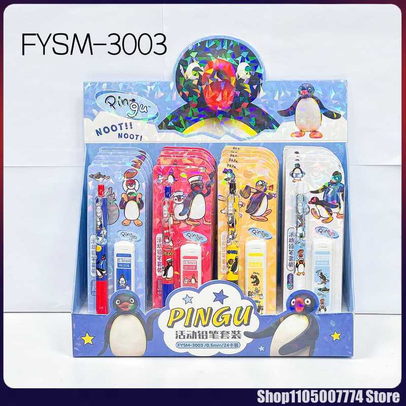 4/24 adet Kawaii Pingu Mekanik - Stationery Supplier incelemesi ve fiyatı