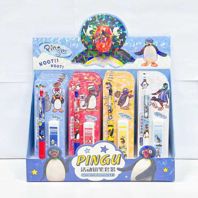 4/24 adet Kawaii Pingu Mekanik - Stationery Supplier incelemesi ve fiyatı