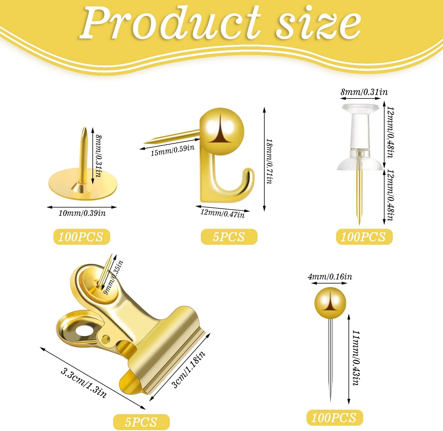 310 adet itme pimleri takım ba - Binder Clip Assorted incelemesi ve fiyatı