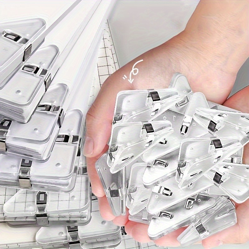 22 adet Şeffaf Üçgen Klips Set - Binder Clip Assorted incelemesi ve fiyatı
