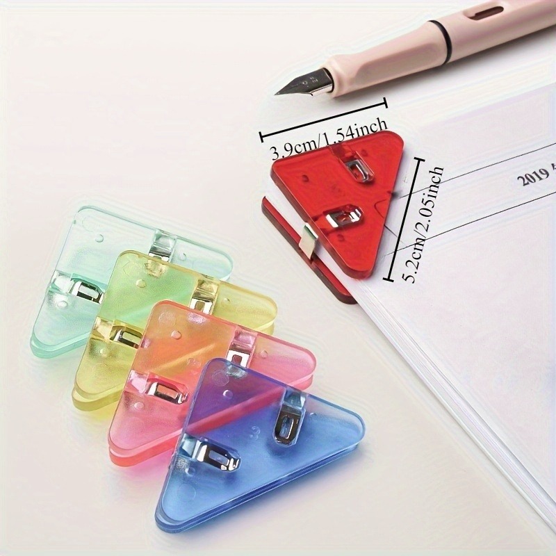 22 adet Şeffaf Üçgen Klips Set - Binder Clip Assorted incelemesi ve fiyatı