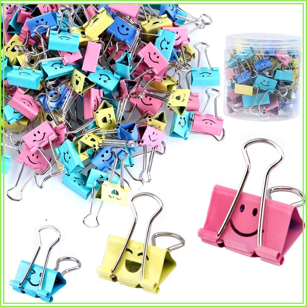 80 Adet Çeşitli Ataş, Sevimli  - Binder Clip Assorted incelemesi ve fiyatı