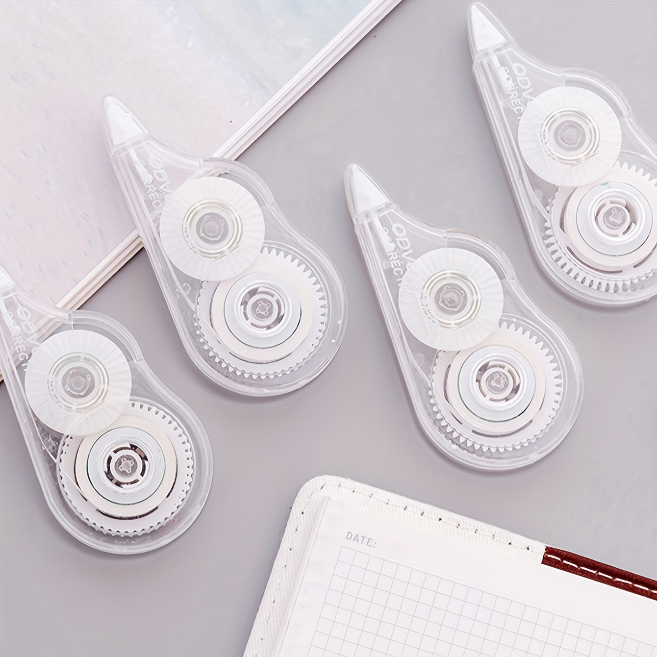 1 Adet Büyük Kapasiteli Şeffaf - Correction Tape Roller incelemesi ve fiyatı