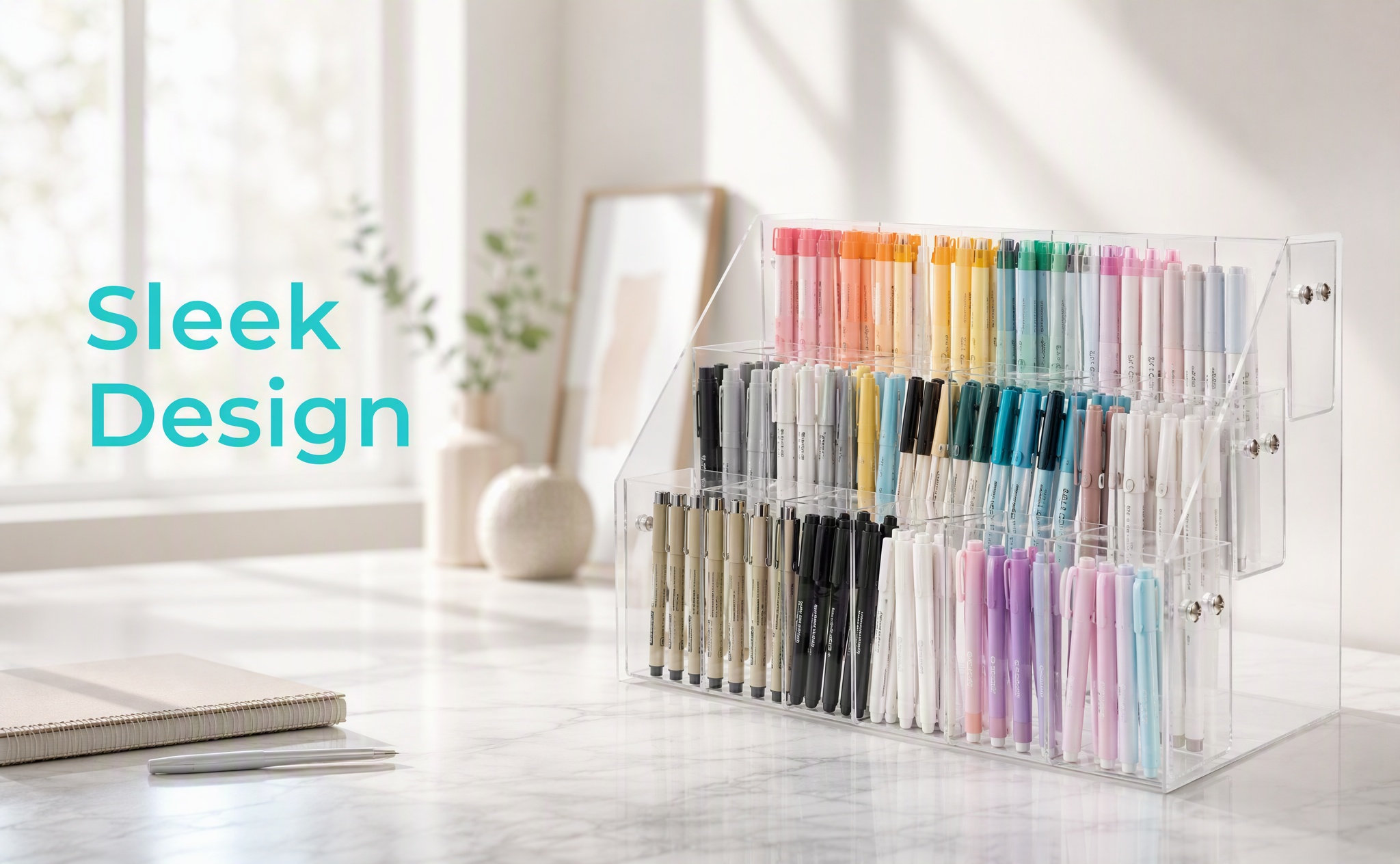 Şeffaf Akrilik Kalem Standı, M - Stationery Office Supply Store incelemesi ve fiyatı