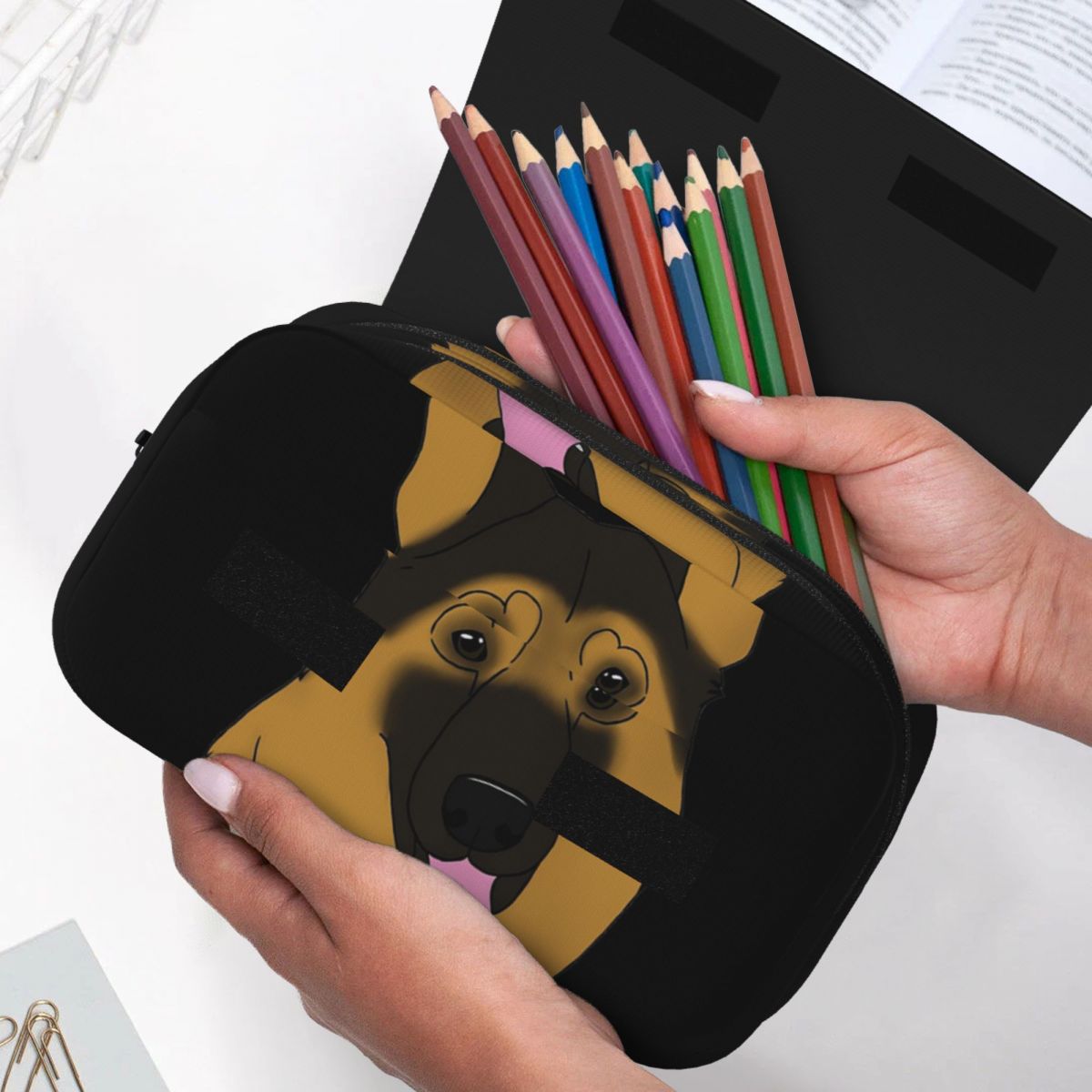 Alman Çoban Köpeği - Siyah ve  - Tan Stationery & Office Supply incelemesi ve fiyatı